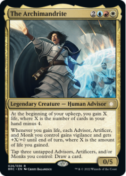 The Archimandrite single card from Magic the Gathering