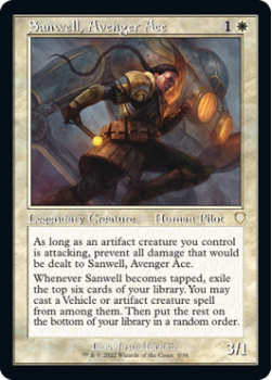 Sanwell, Avenger Ace (RETRO) single card from Magic the Gathering