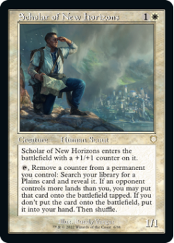 Scholar of New Horizons (RETRO) single card from Magic the Gathering