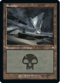 Swamp single card from Magic the Gathering