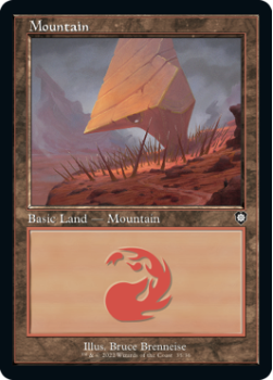 Mountain single card from Magic the Gathering