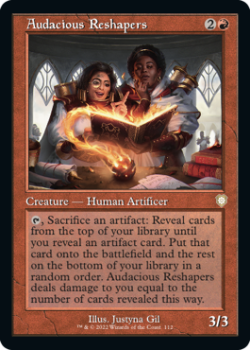 Audacious Reshapers (RETRO) single card from Magic the Gathering