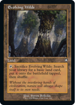 Evolving Wilds (RETRO) single card from Magic the Gathering