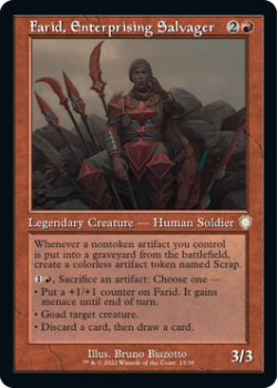 Farid, Enterprising Salvager (RETRO) single card from Magic the Gathering