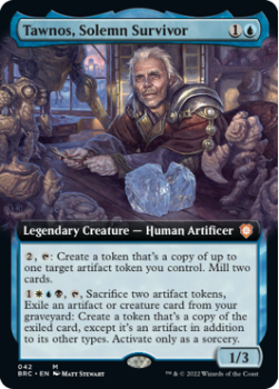 Tawnos, Solemn Survivor (EXTENDED)(FOIL) single card from Magic the Gathering