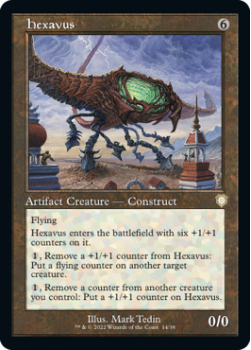 HexavusRetro single card from Magic the Gathering