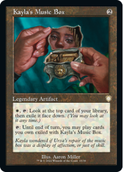 Kayla's Music Box (RETRO) single card from Magic the Gathering