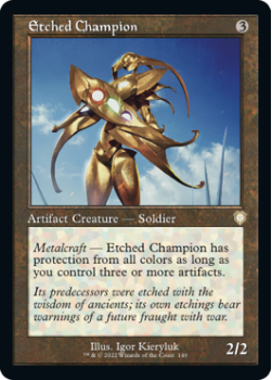 Etched Champion (RETRO) single card from Magic the Gathering