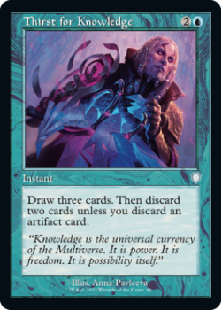 Thirst for Knowledge (RETRO) single card from Magic the Gathering