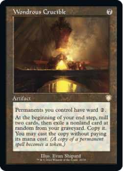 Wondrous Crucible (RETRO) single card from Magic the Gathering