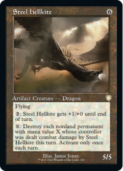 Steel Hellkite (RETRO) single card from Magic the Gathering