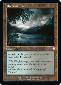 River of Tears (RETRO) single card from Magic the Gathering