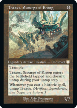 Traxos, Scourge of Kroog (RETRO) single card from Magic the Gathering