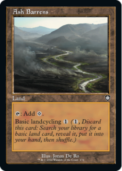Ash Barrens (RETRO) single card from Magic the Gathering