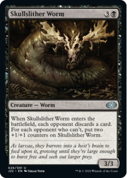 Skullslither Worm single card from Magic the Gathering