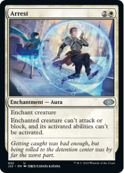 Arrest single card from Magic the Gathering