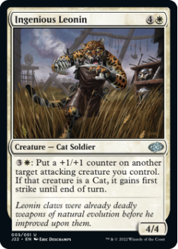 Ingenious Leonin single card from Magic the Gathering