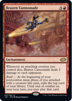 Brazen Cannonade single card from Magic the Gathering