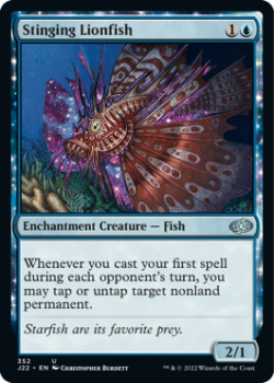 Stinging Lionfish single card from Magic the Gathering
