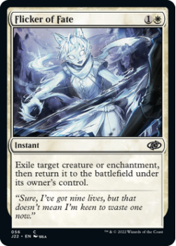 Flicker of Fate single card from Magic the Gathering
