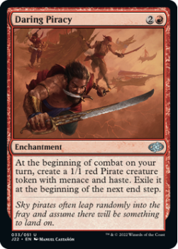 Daring Piracy single card from Magic the Gathering