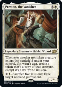 Preston, the Vanisher single card from Magic the Gathering