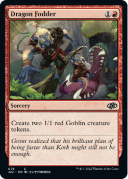 Dragon Fodder single card from Magic the Gathering