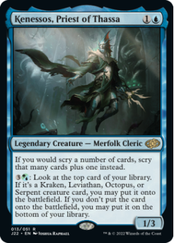 Kenessos, Priest of Thassa single card from Magic the Gathering