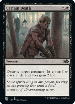 Certain Death single card from Magic the Gathering