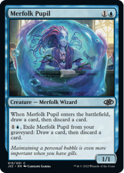 Merfolk Pupil single card from Magic the Gathering