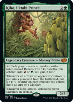 Kibo, Uktabi Prince single card from Magic the Gathering