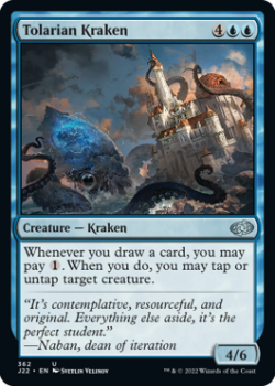 Tolarian Kraken single card from Magic the Gathering