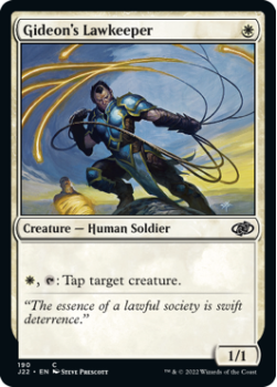 Gideon's Lawkeeper single card from Magic the Gathering