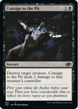 Consign to the Pit single card from Magic the Gathering