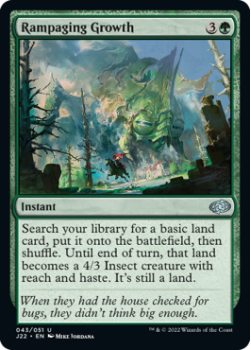 Rampaging Growth single card from Magic the Gathering