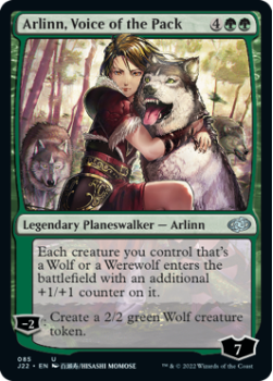 Arlinn, Voice of the Pack single card from Magic the Gathering