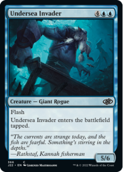 Undersea Invader single card from Magic the Gathering