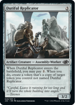 Dutiful Replicator single card from Magic the Gathering