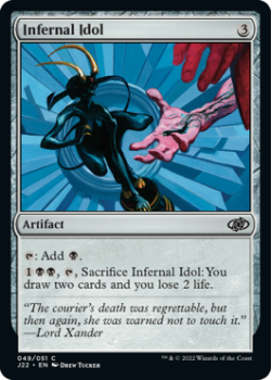 Infernal Idol single card from Magic the Gathering