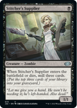 Stitcher's Supplier single card from Magic the Gathering