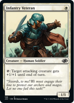 Infantry Veteran single card from Magic the Gathering