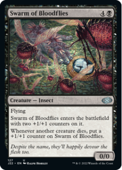 Swarm of Bloodflies single card from Magic the Gathering