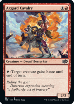 Axgard Cavalry single card from Magic the Gathering