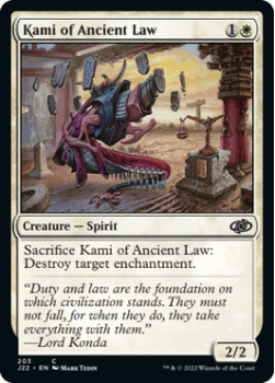 Kami of Ancient Law single card from Magic the Gathering