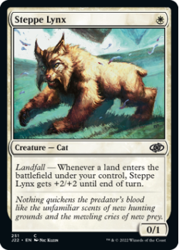 Steppe Lynx single card from Magic the Gathering