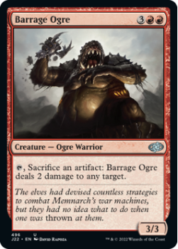Barrage Ogre single card from Magic the Gathering