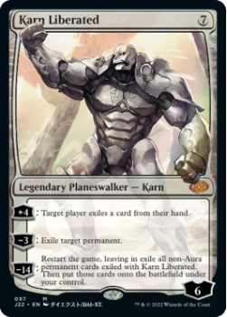 Karn Liberated single card from Magic the Gathering