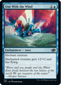 One With the Wind single card from Magic the Gathering