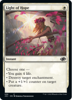 Light of Hope single card from Magic the Gathering