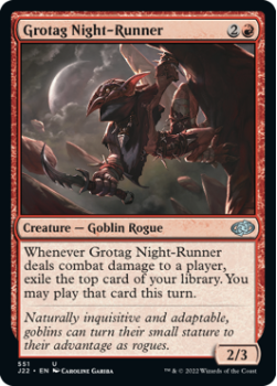 Grotag Night-Runner single card from Magic the Gathering